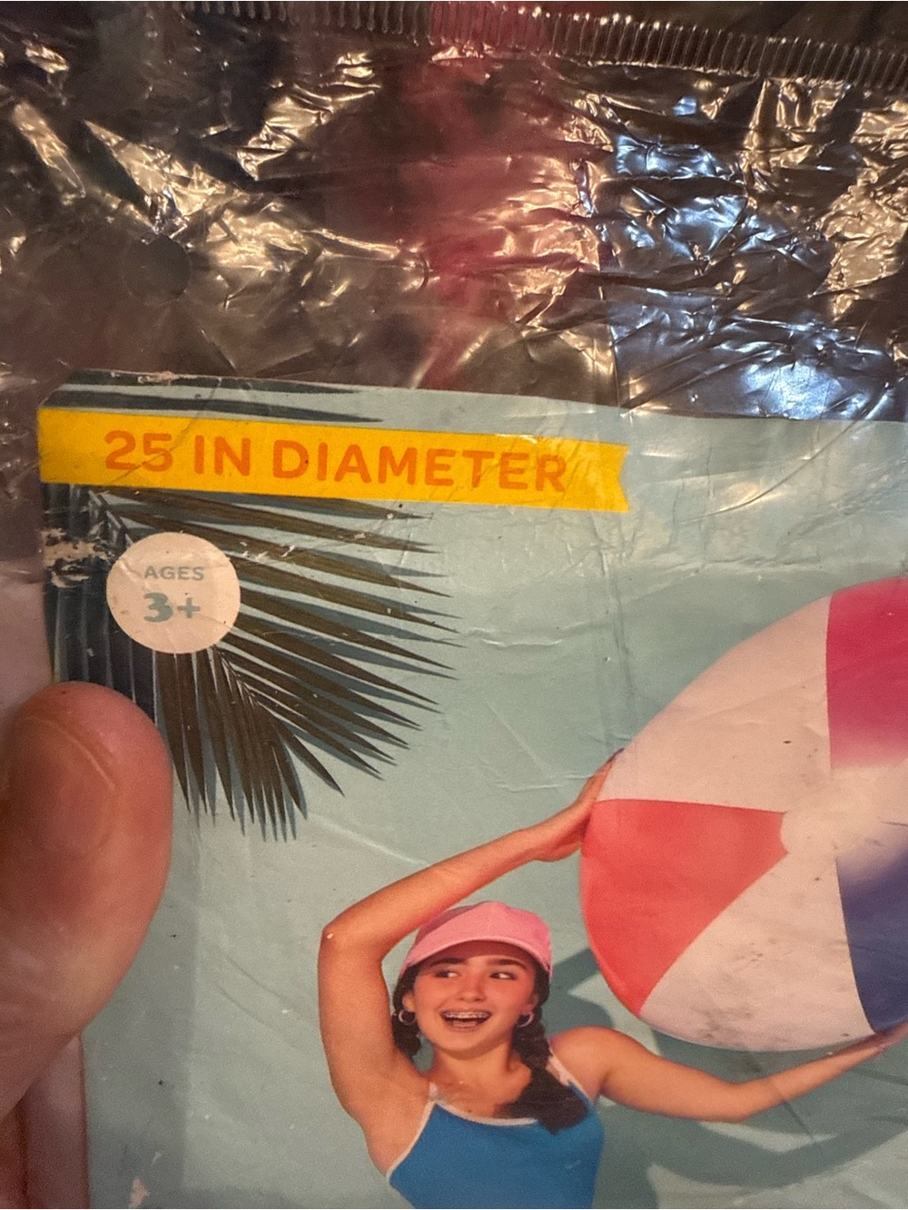 25 Inch Beach Ball Inflatable - Picture 2 of 2